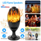 LED Flame Torch Wireless Speaker – 60 LED Realistic Flame | IPX5 Waterproof | 5W Stereo Bass | Outdoor & Camping