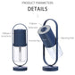 USB Air Humidifier with Projection Night Light – Ultrasonic Mist Maker | 200ml | Silent <30dB | Home, Car & Office
