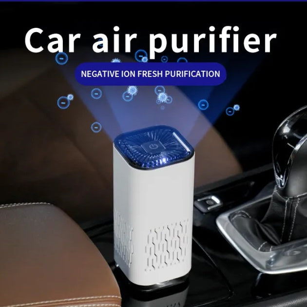 Portable Air Purifier with Negative Ion Generator – Removes Dust, Smoke & Odours | Home & Car