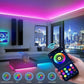 RGB LED Strip Lights 5050 with Bluetooth App & Remote Control – Music Sync | 5–20M