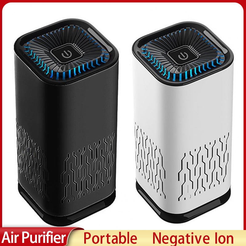 Portable Air Purifier with Negative Ion Generator – Removes Dust, Smoke & Odours | Home & Car