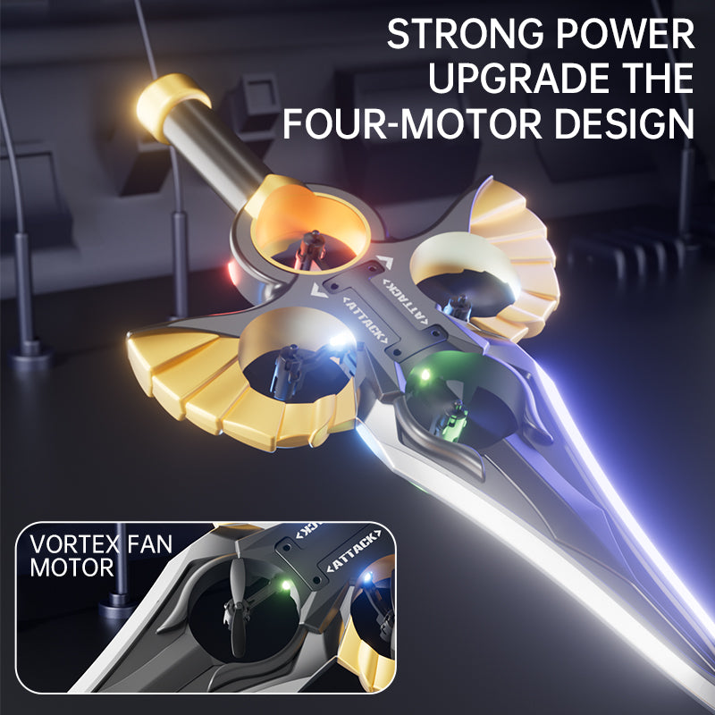 Gesture Control Flying Sword Drone – RC Foam Aircraft | 6-Channel | Indoor & Outdoor | Kids Gift