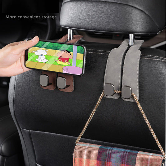 Car Seat Headrest Hooks – Heavy-Duty Purse & Bag Organizer Hook | 1, 2 or 4 Pack