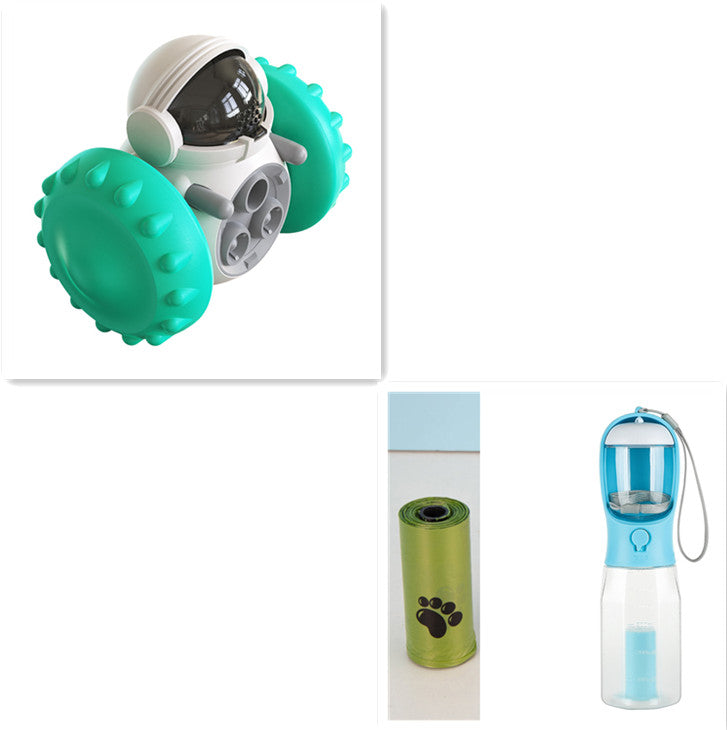 Interactive Tumbler Slow Feeder Pet Toy – IQ Training Treat Dispenser | Self-Balancing | Cats & Dogs | 4 Colours