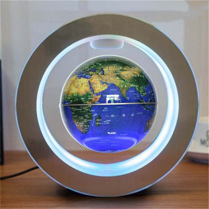 Magnetic Levitating Globe with LED Light – Floating World Map Desk Decor | Anti-Gravity