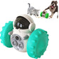 Interactive Tumbler Slow Feeder Pet Toy – IQ Training Treat Dispenser | Self-Balancing | Cats & Dogs | 4 Colours