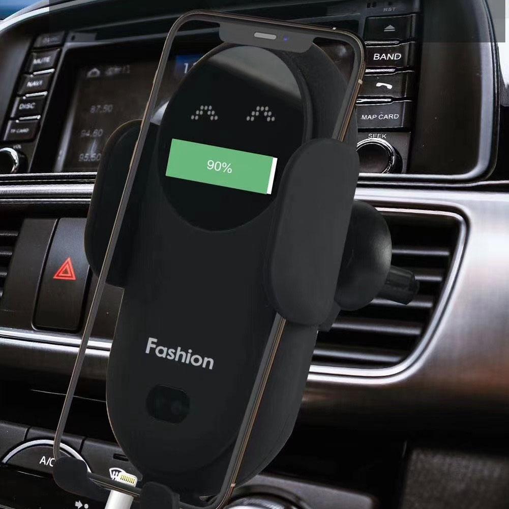 Infrared Auto-Clamping Car Wireless Charger & Phone Holder – 10W Fast Charge | 360° | Universal 4–6.5" | 4 Colours