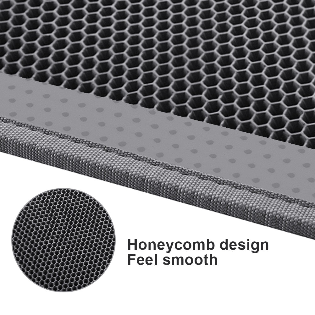 Honeycomb Double-Layer Cat Litter Trapping Mat – Waterproof, Non-Slip & Easy to Clean
