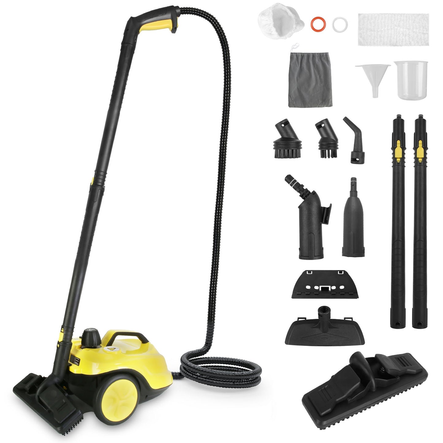 1800W Steam Cleaning Machine – 5 Bar Pressure | 2L Tank | 15 Accessories | Chemical-Free Deep Clean