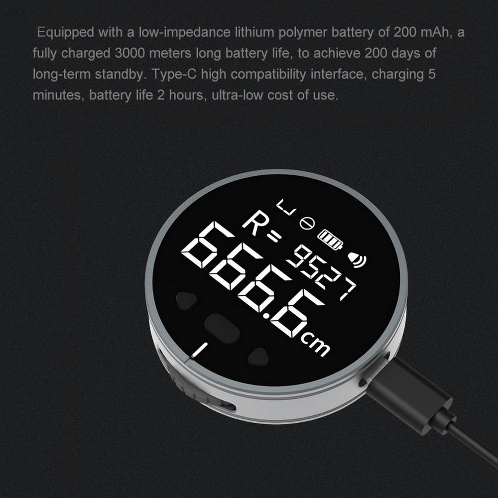 Digital Electronic Measuring Ruler – 8-in-1 Smart Tape Measure | 99M Range | USB Rechargeable