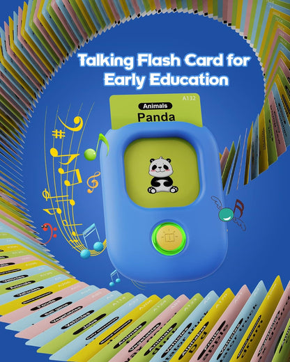 Talking Flash Cards for Toddlers – 448 Sight Words | Speech Therapy & Montessori Learning Toy | Ages 1–5
