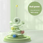 4-Level Cat Toy Tower Turntable – Interactive Roller Ball Track | Mint Ball & Table Tennis Options | 5 Colours